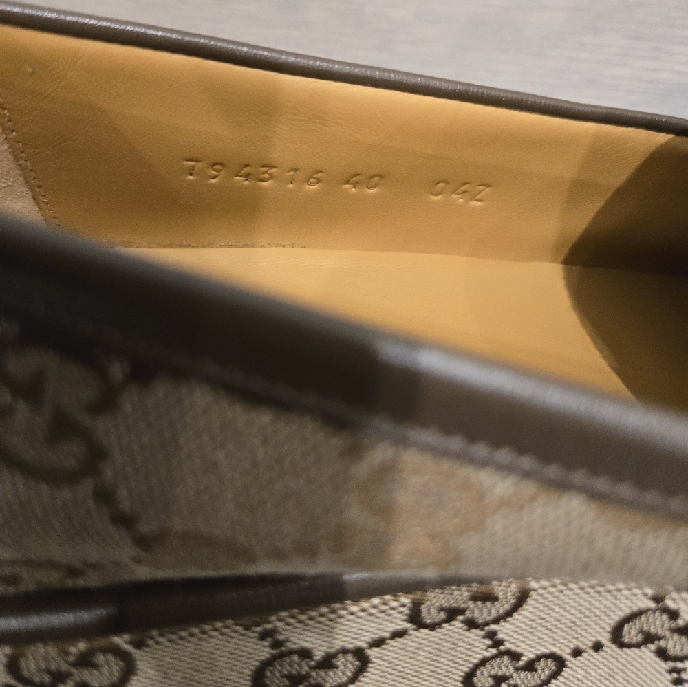 $1,200 Gucci Ilde GG Supreme Canvas & Leather Flatform Loafers EU 40 US 10 BNIB - Picture 12 of 12